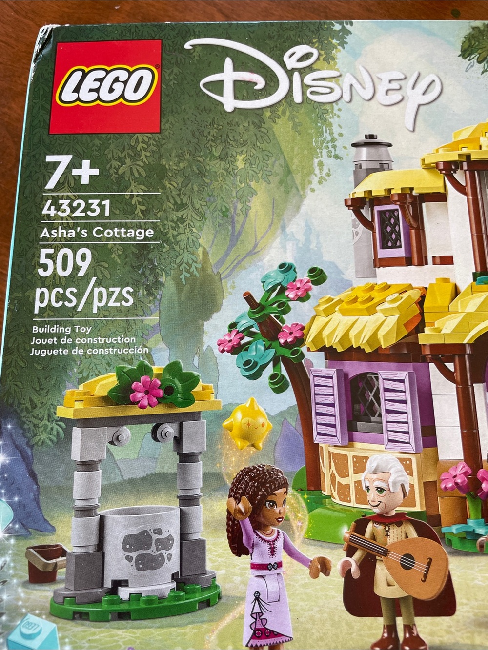 Lego Disney Asha's Cottage Set with Yellow, Purple, White, Brown Accents - Picture 8 of 8